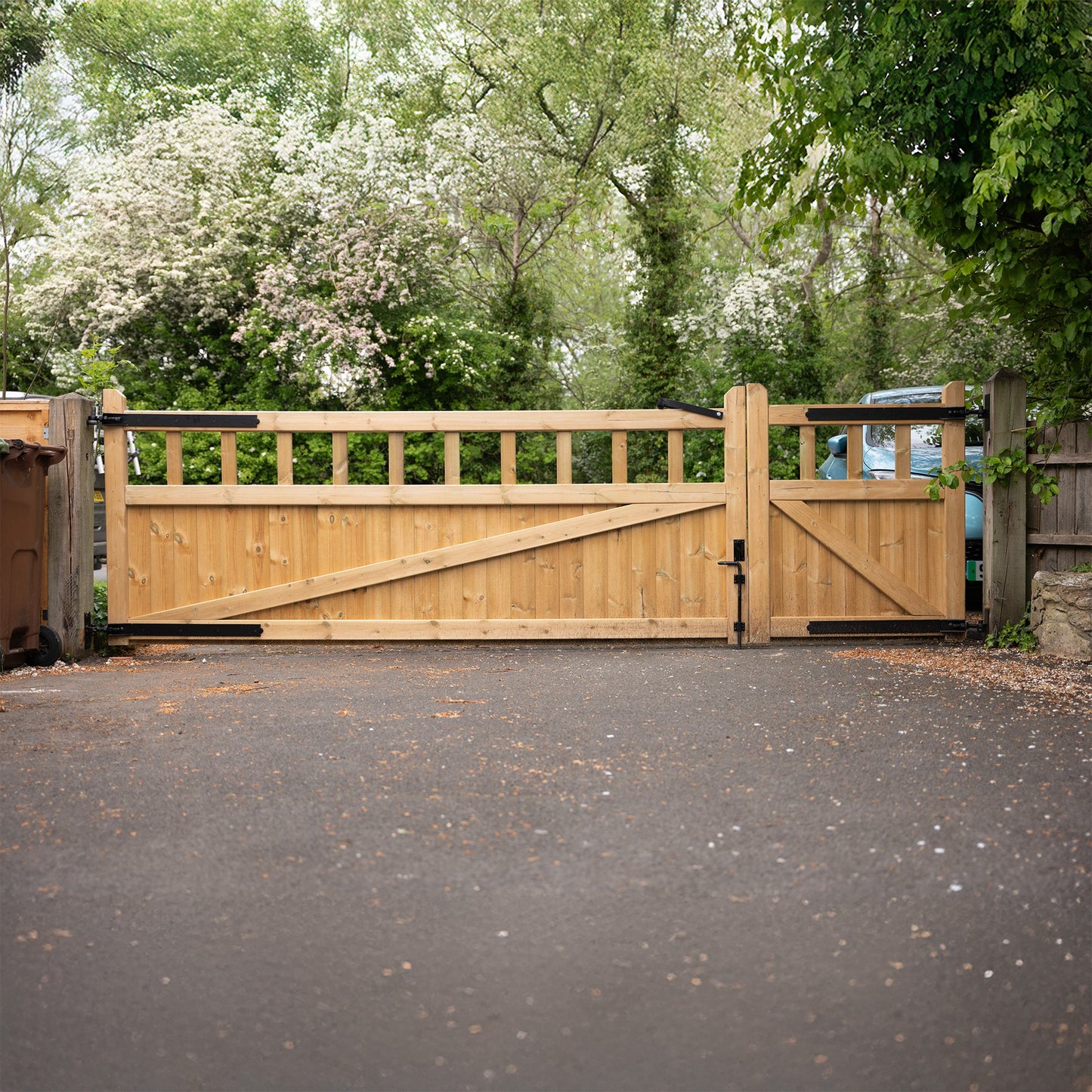 Cottage Mortise & Tenon 3/4 Split T&G Entrance Gate (Pair)