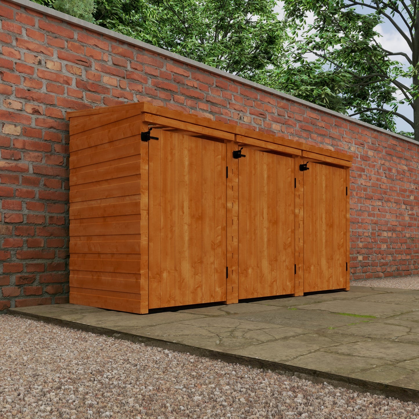 Broadfield Express Timber Bin Store - 3 sizes