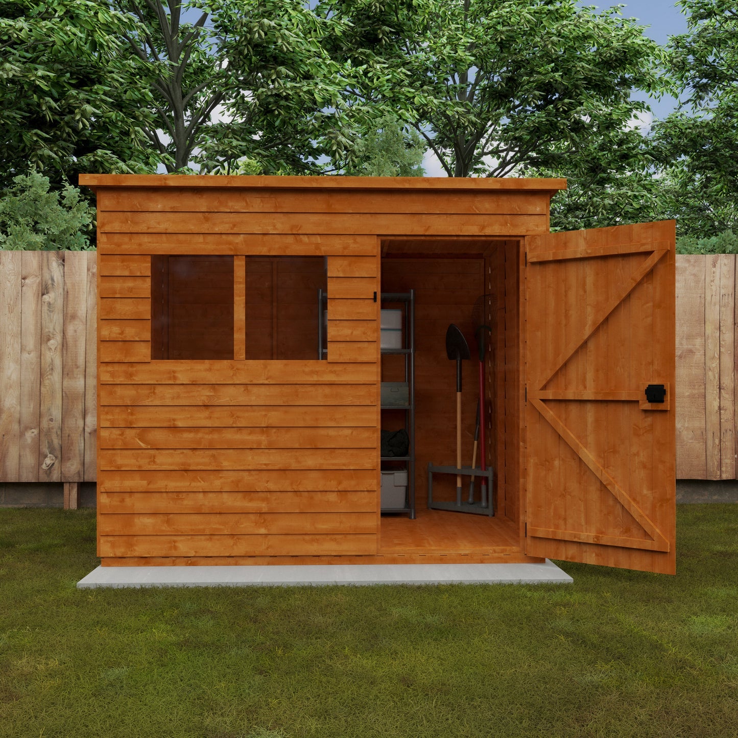 Broadfield Budget Pent Timber Shed