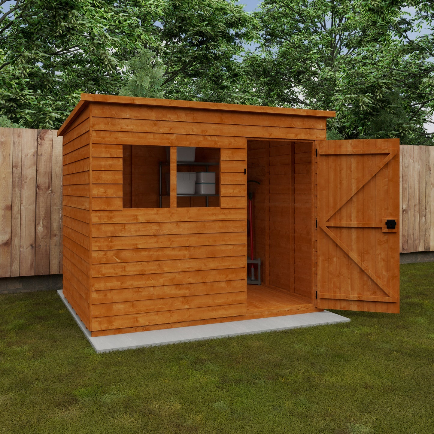 Broadfield Budget Pent Timber Shed