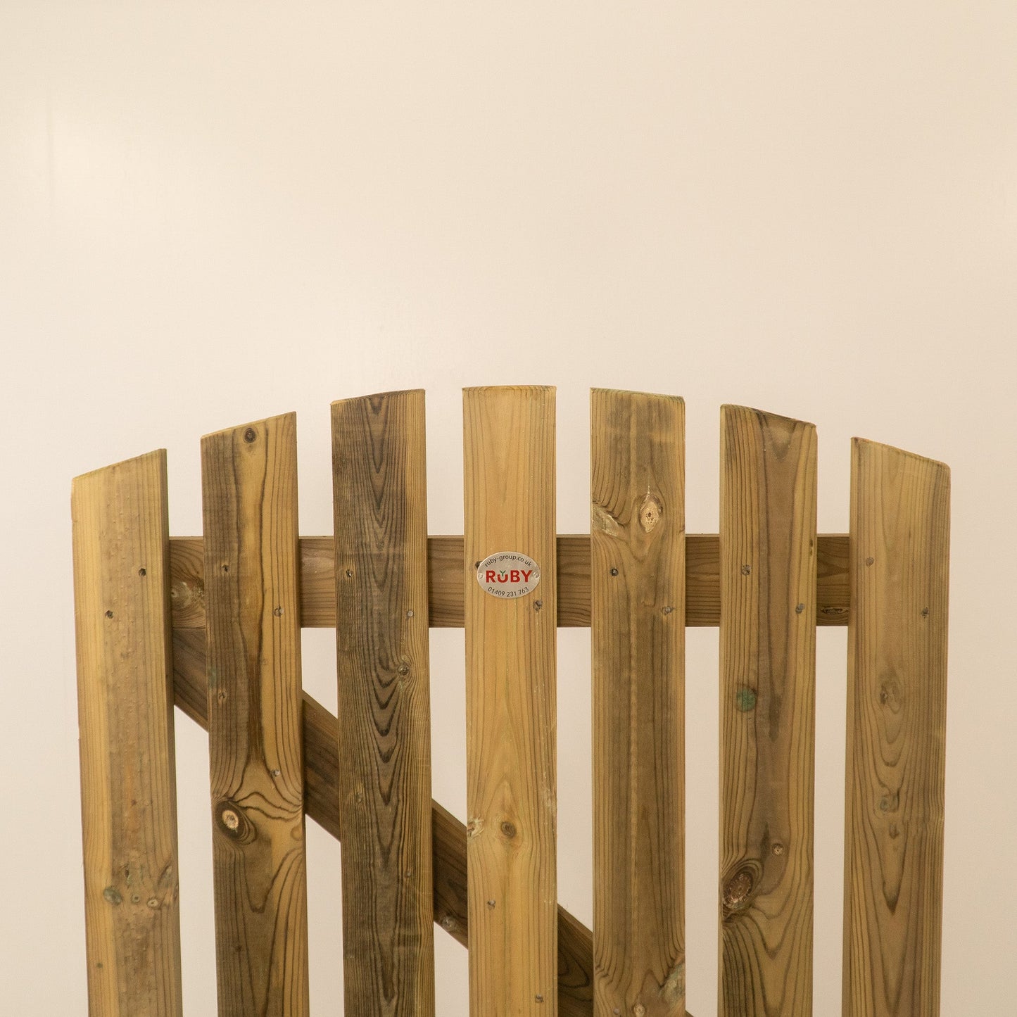 Premium Curved Top Picket Gate (1.8m High)