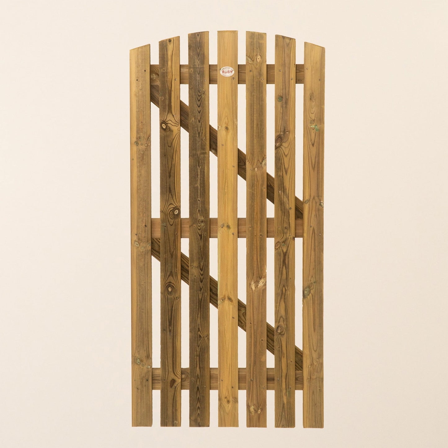 Premium Curved Top Picket Gate (1.8m High)