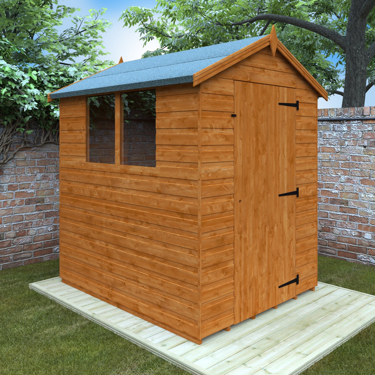 Broadfield Super Apex shiplap Wooden shed
