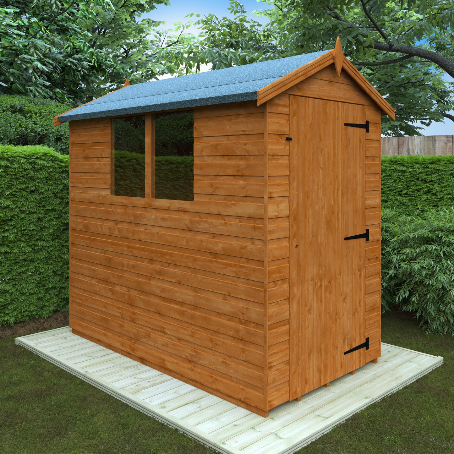 Broadfield Super Apex shiplap Wooden shed