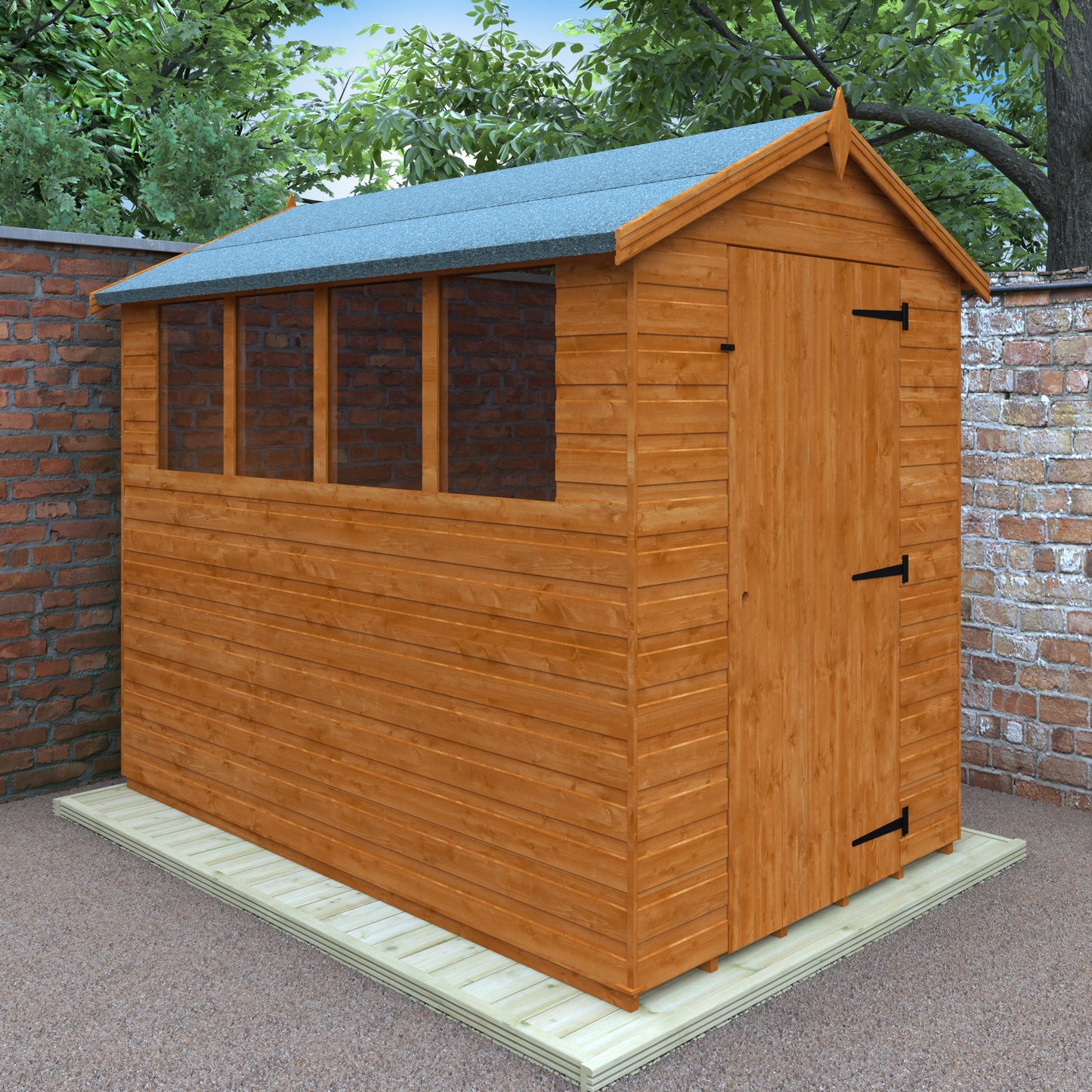 Broadfield Super Apex shiplap Wooden shed