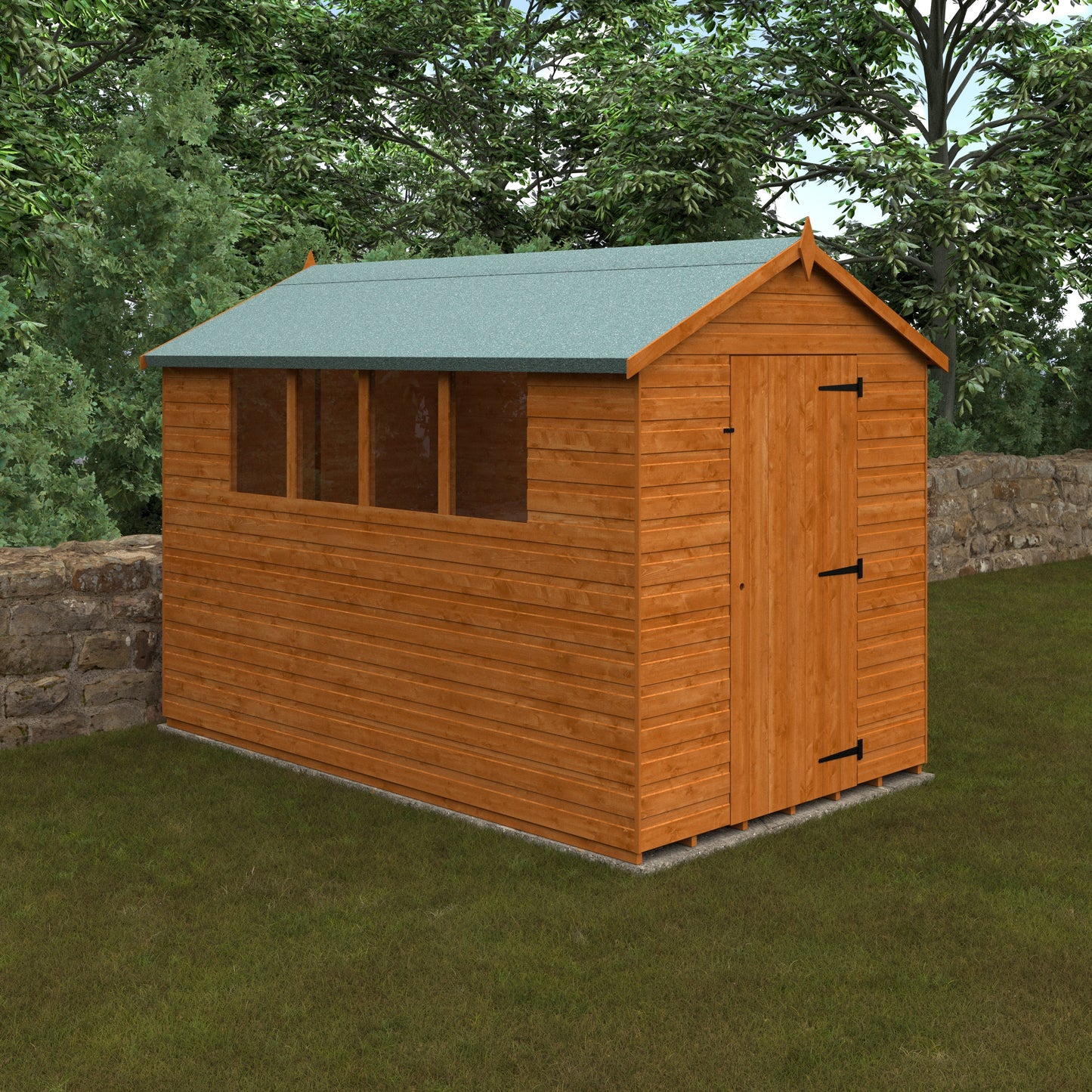 Broadfield Super Apex shiplap Wooden shed