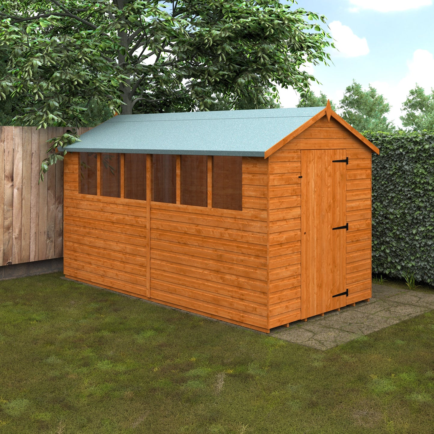 Broadfield Super Apex shiplap Wooden shed