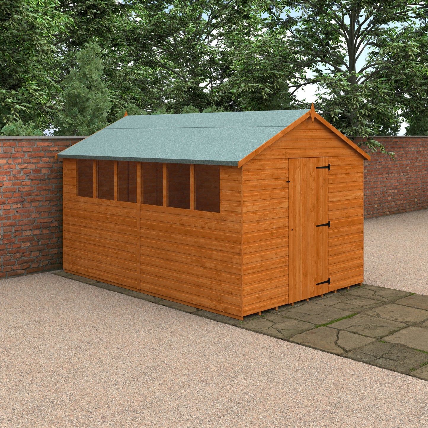 Broadfield Super Apex shiplap Wooden shed
