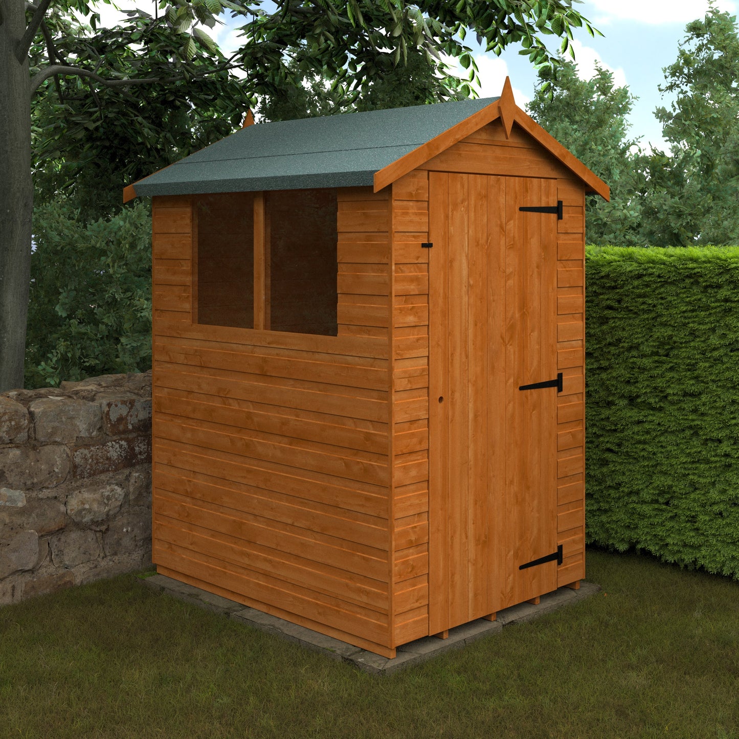 Broadfield Super Apex shiplap Wooden shed