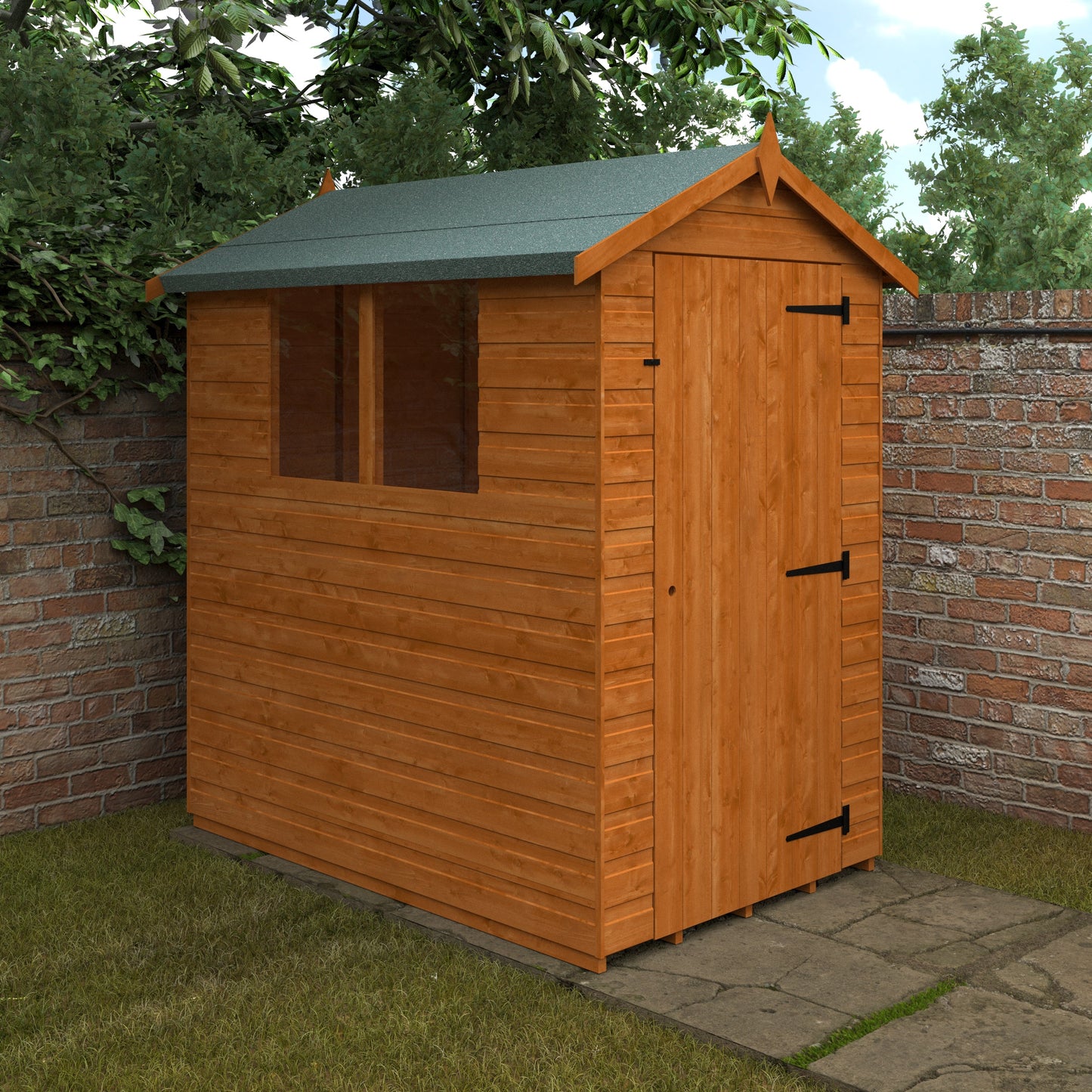 Broadfield Super Apex shiplap Wooden shed