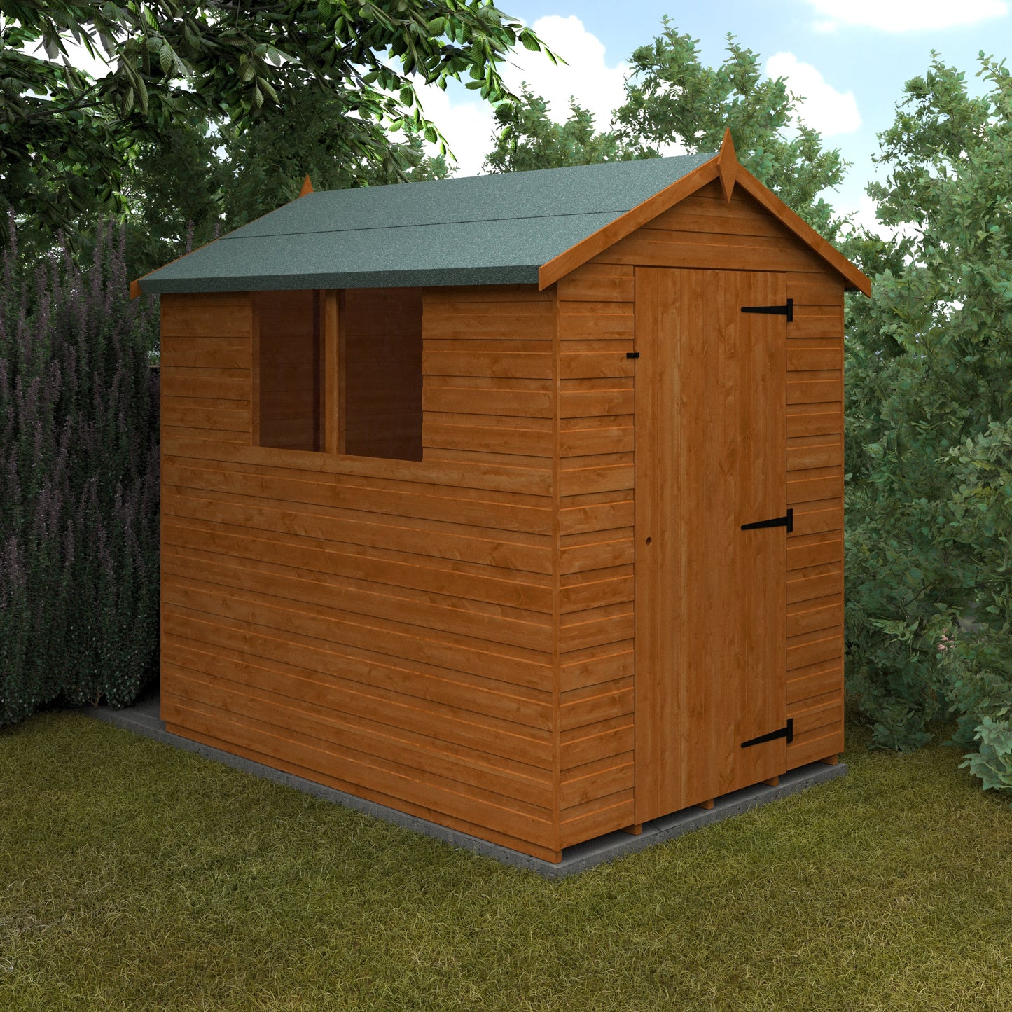 Broadfield Super Apex shiplap Wooden shed