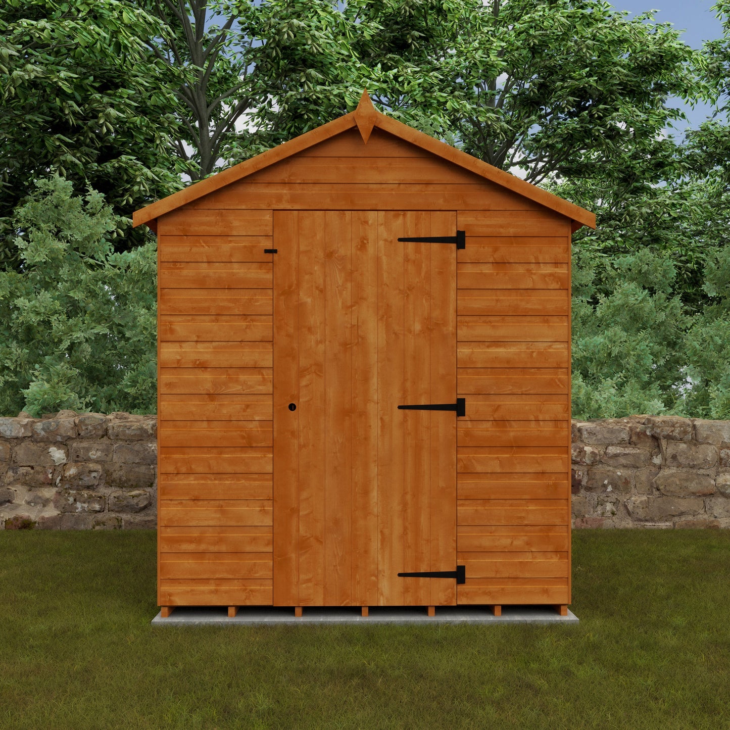 Broadfield Super Apex shiplap Wooden shed