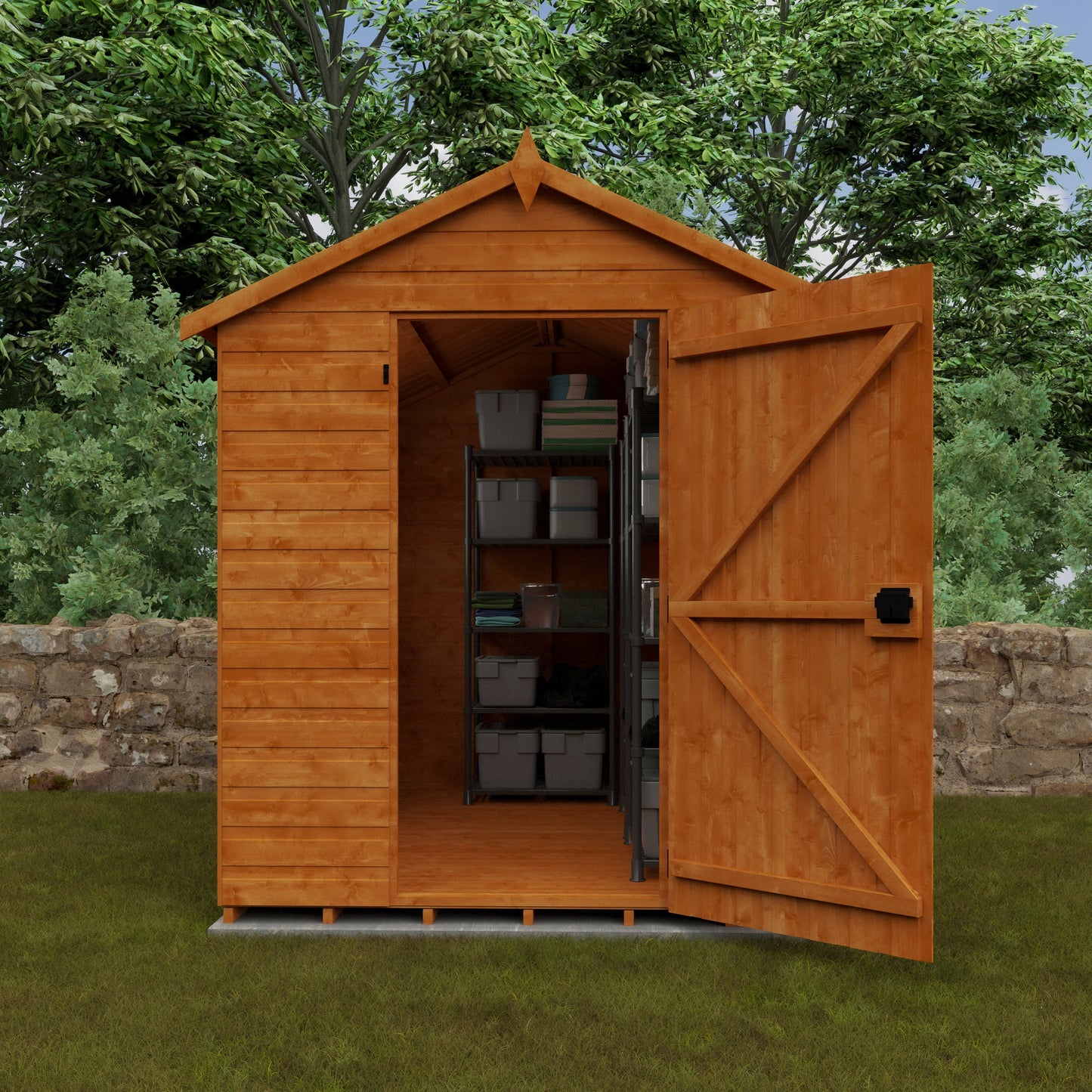 Broadfield Super Apex shiplap Wooden shed