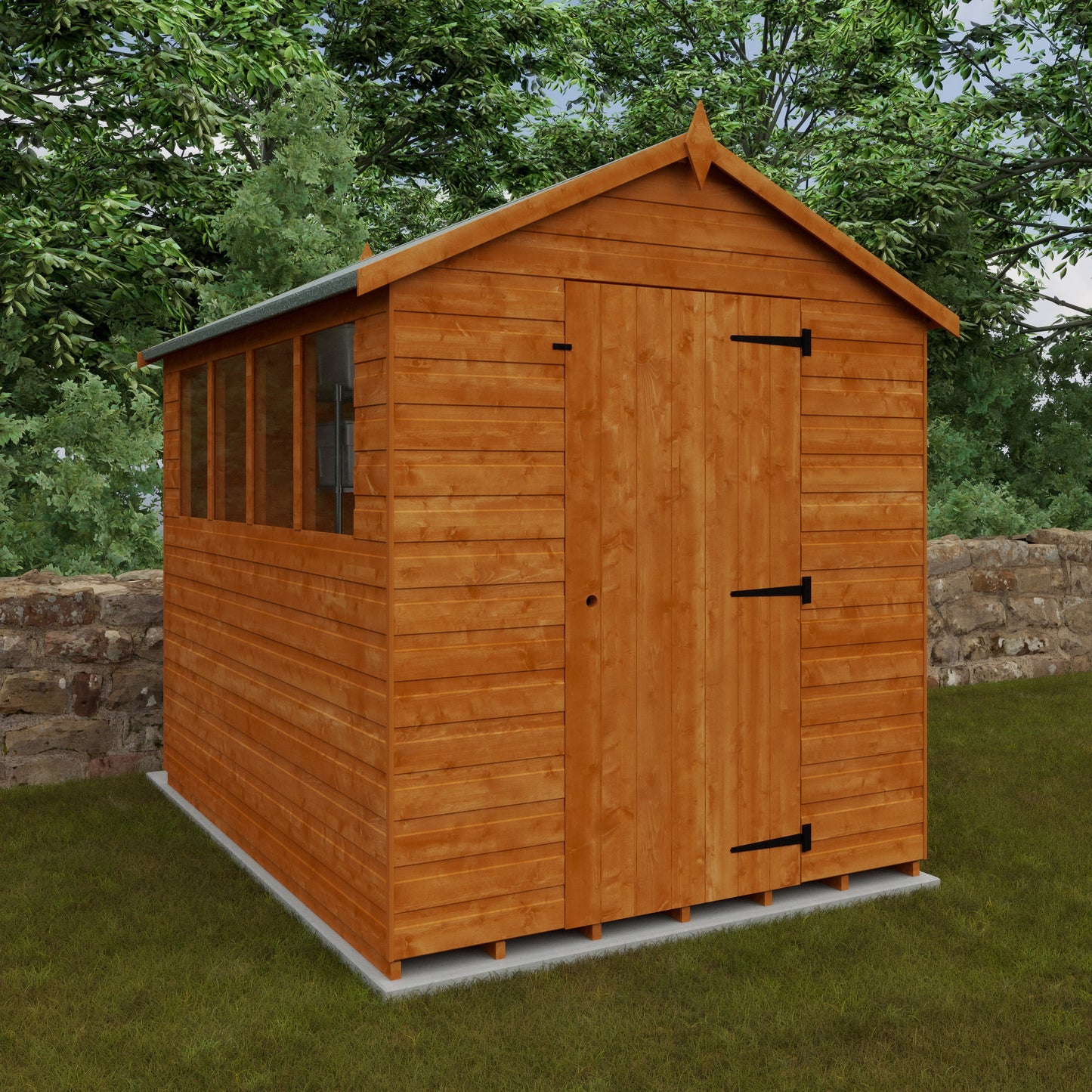 Broadfield Super Apex shiplap Wooden shed