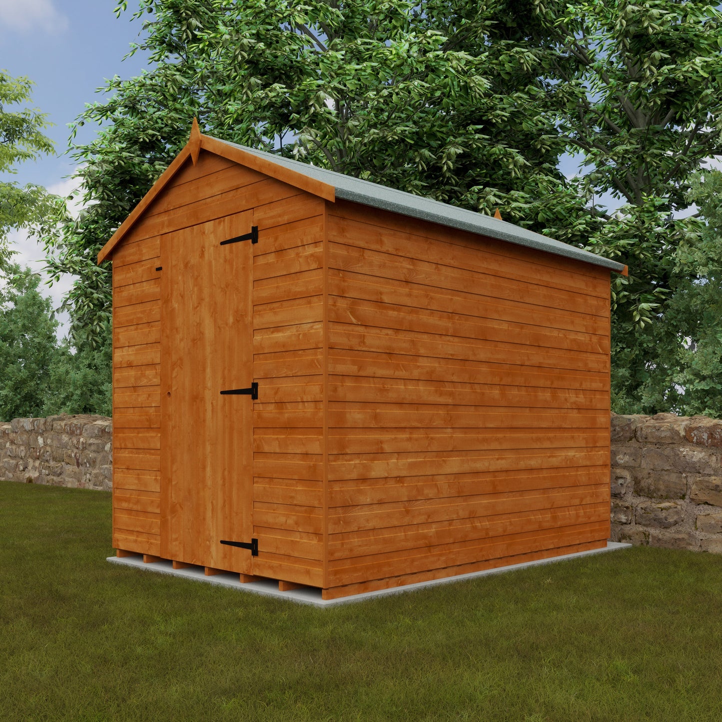 Broadfield Super Apex shiplap Wooden shed