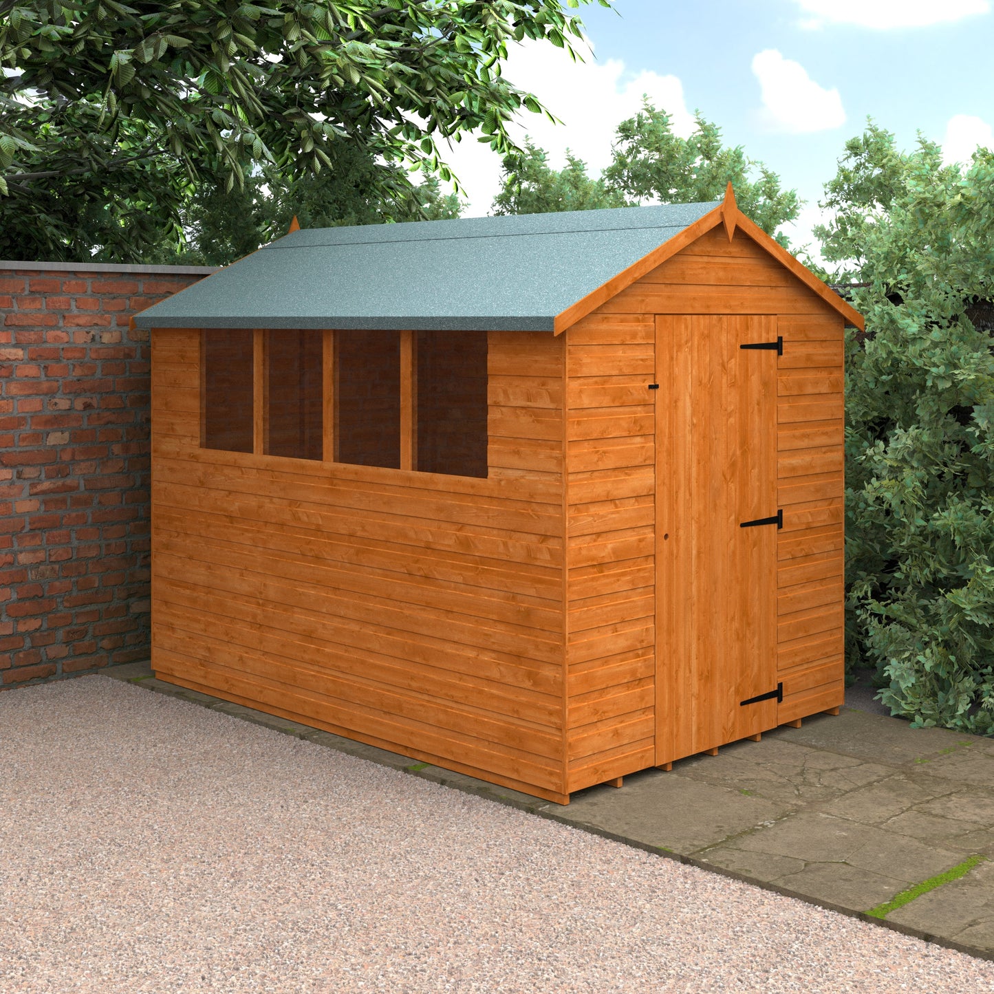 Broadfield Super Apex shiplap Wooden shed