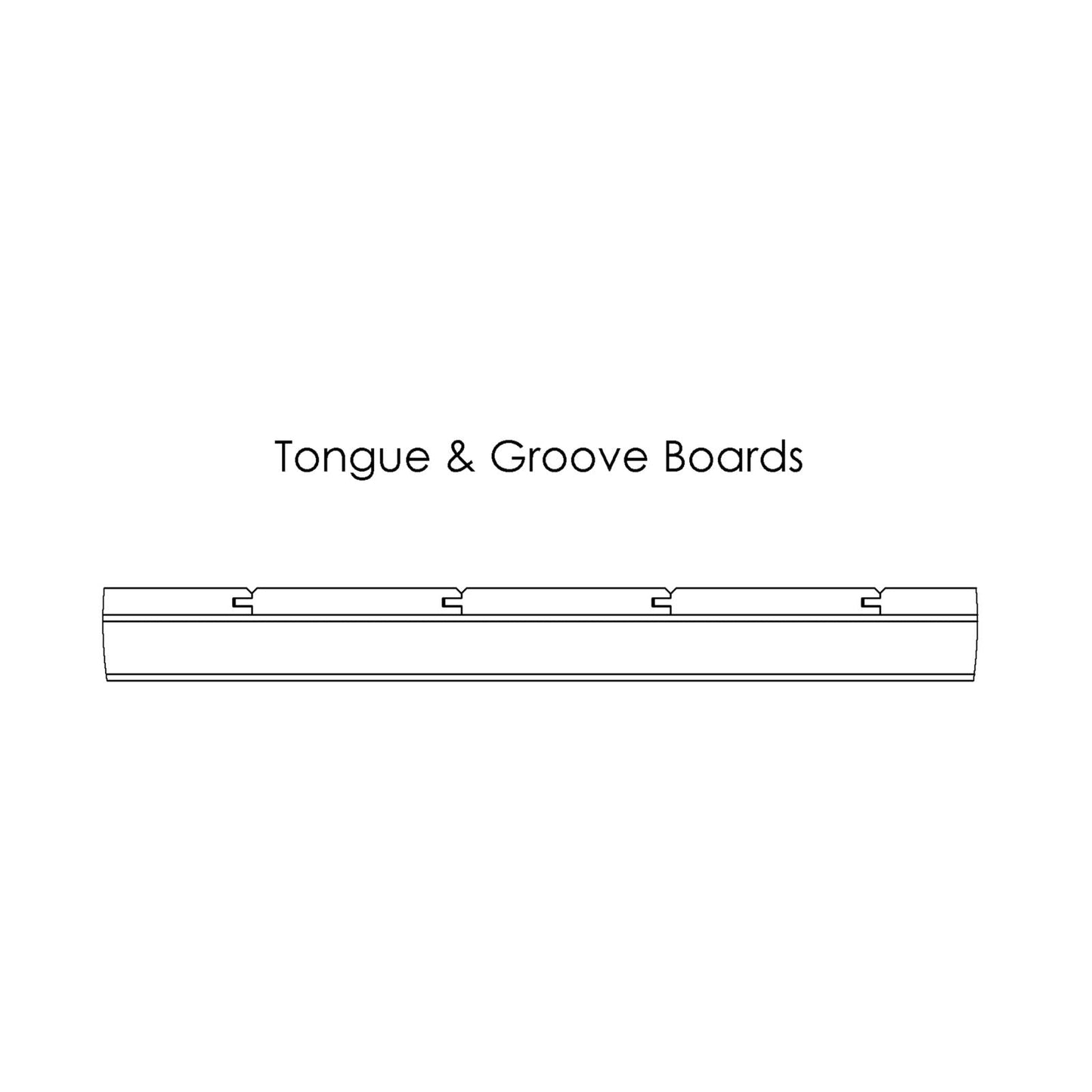 Cottage Mortise & Tenon 3/4 Split T&G Entrance Gate (Pair)