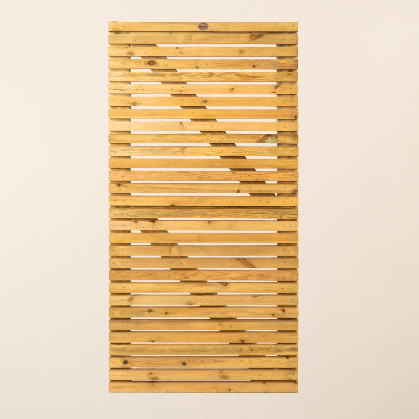 Redwood Slatted Gate Single